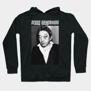 Serge Gainsbourg †† Vintage Look Vintage Aesthetic Design Hoodie